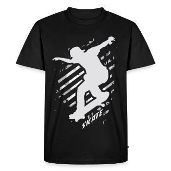 SK8R | | de skate Patineur | Patinage de skateboard - T-shirt Premium bio Homme - noir - Devant - Nico (187cm)