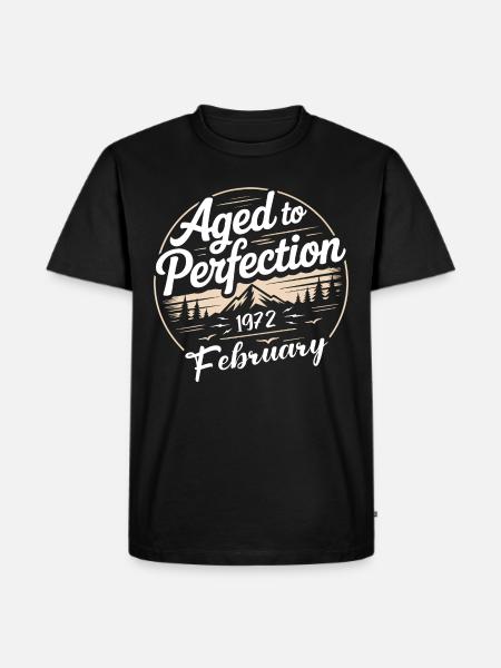 Février 1972 - T-shirt Premium bio Homme - noir