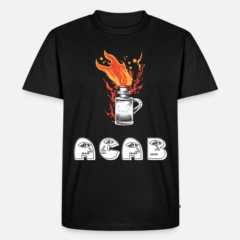 ACAB - Männer Premium Bio T-Shirt - Schwarz