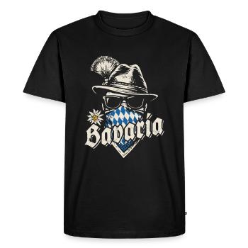 Grantler - Bavière, chapiteau, bière et divertissement - T-shirt Premium bio Homme - noir - Devant - Nico (187cm)
