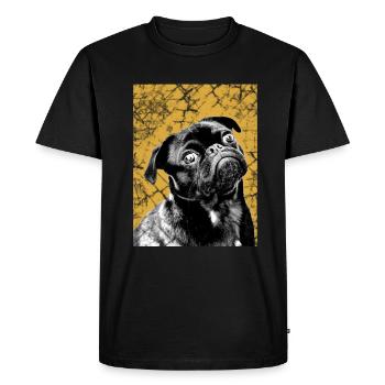 cadeau de bouffon noir - T-shirt Premium bio Homme - noir - Devant - Nico (187cm)