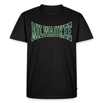 Milwaukee - Men's Premium Organic T-Shirt - black - Front - Nico (187cm)