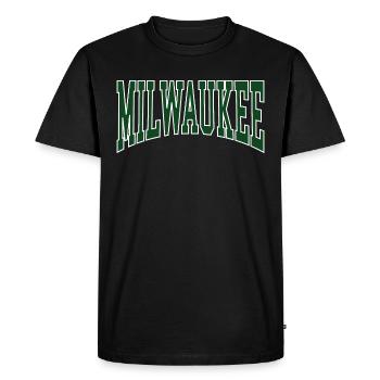 Milwaukee - Men's Premium Organic T-Shirt - black - Front - Nico (187cm)