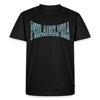 Philadelphie - T-shirt Premium bio Homme - noir - Devant - Nico (187cm)