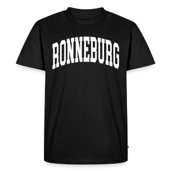 Ronneburg - Men's Premium Organic T-Shirt - black - Front - Nico (187cm)