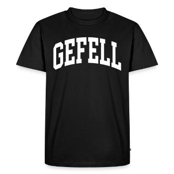 Gefell - Men's Premium Organic T-Shirt - black - Front - Nico (187cm)
