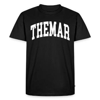Themar - Men's Premium Organic T-Shirt - black - Front - Nico (187cm)