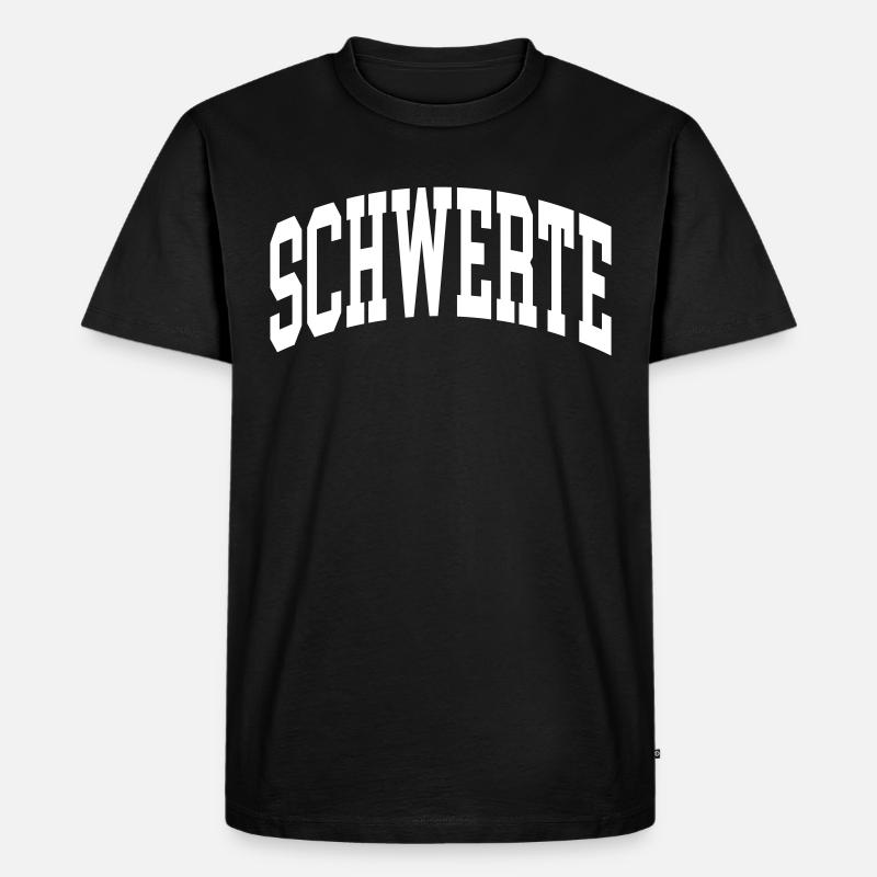 Schwerte - Männer Premium Bio T-Shirt - Schwarz