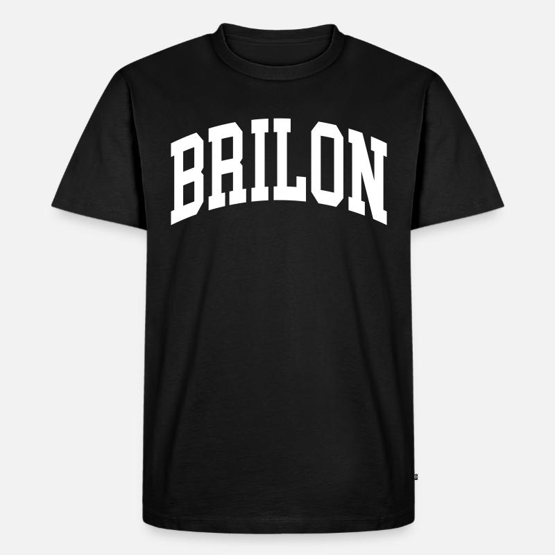 Brilon - Männer Premium Bio T-Shirt - Schwarz