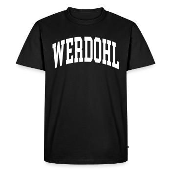 Werdohl - T-shirt Premium bio Homme - noir - Devant - Nico (187cm)