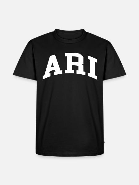 Ari - Men's Premium Organic T-Shirt - black