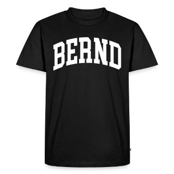 Scott - Men's Premium Organic T-Shirt - black - Front - Nico (187cm)