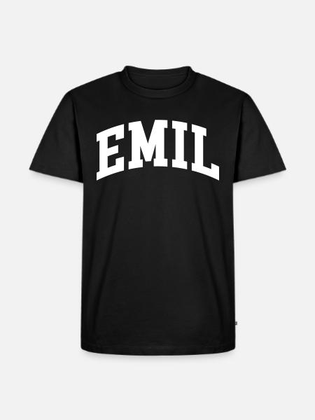 Emil - Men's Premium Organic T-Shirt - black