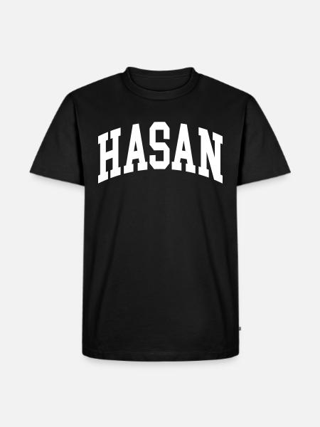 Hasan - Men's Premium Organic T-Shirt - black