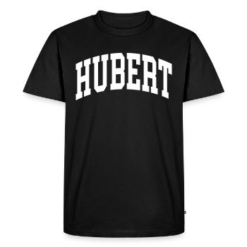 Hubert - T-shirt Premium bio Homme - noir - Devant - Nico (187cm)