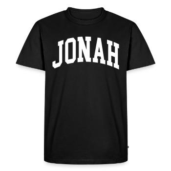 Porte-malheur - T-shirt Premium bio Homme - noir - Devant - Nico (187cm)