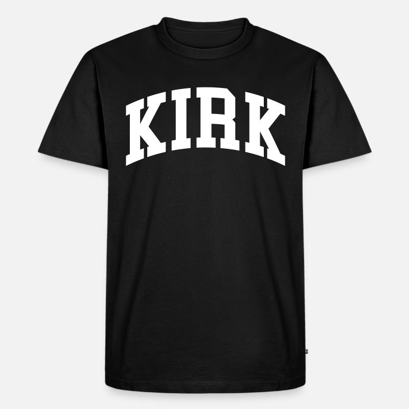 Kirk - Männer Premium Bio T-Shirt - Schwarz