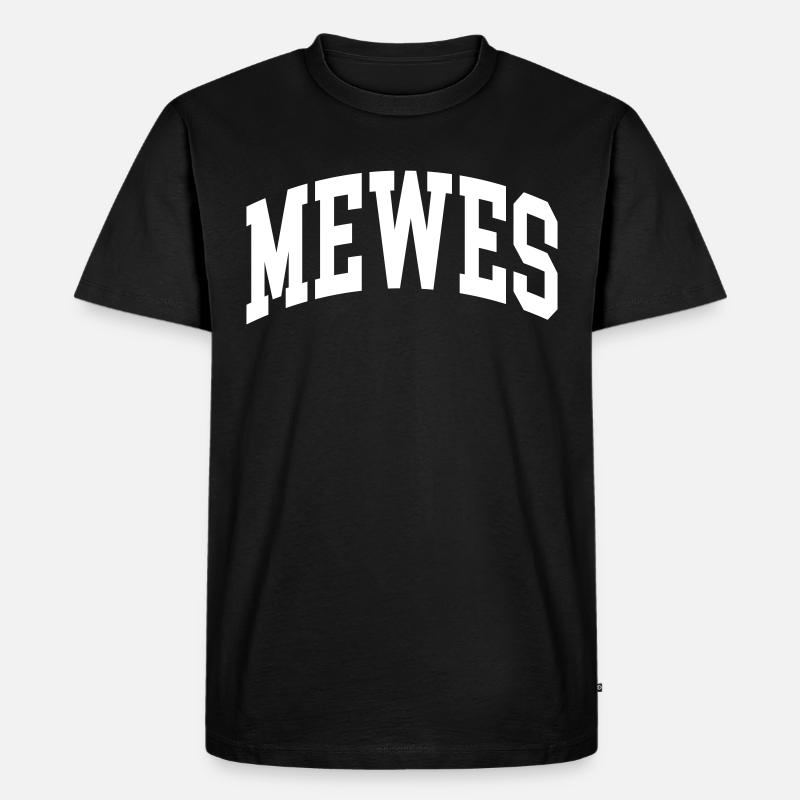 Mewes - Männer Premium Bio T-Shirt - Schwarz