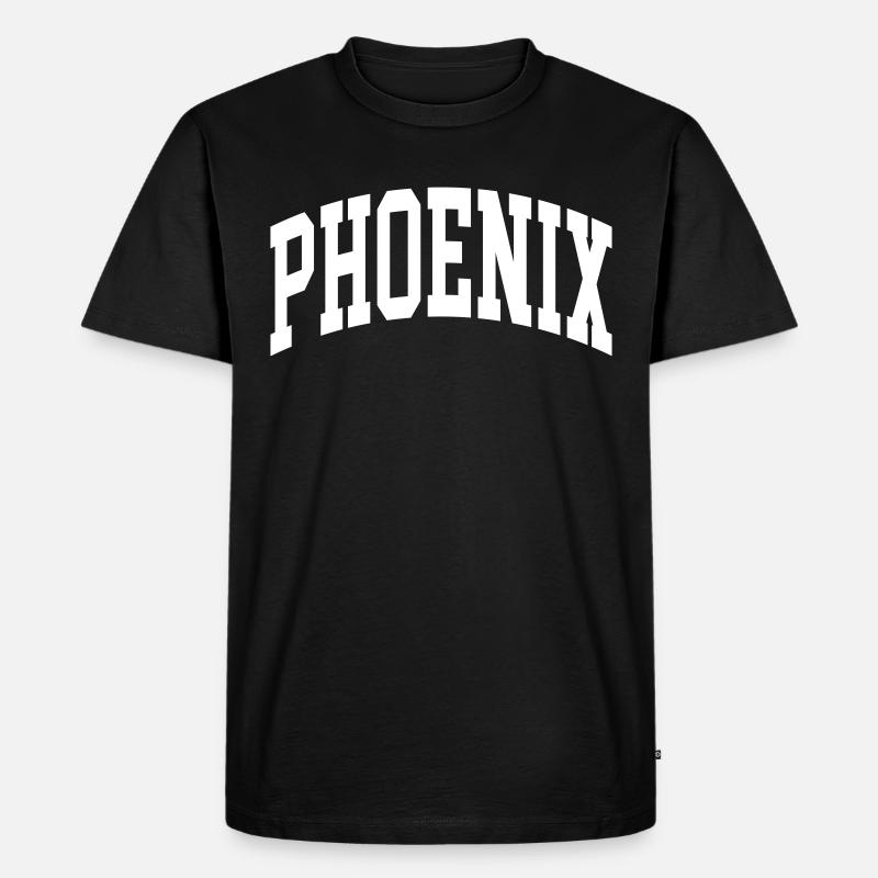 Phoenix - Männer Premium Bio T-Shirt - Schwarz