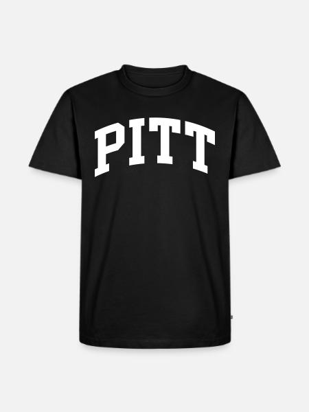 Pitt - Männer Premium Bio T-Shirt - Schwarz