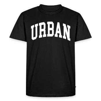 Urbain - T-shirt Premium bio Homme - noir - Devant - Nico (187cm)