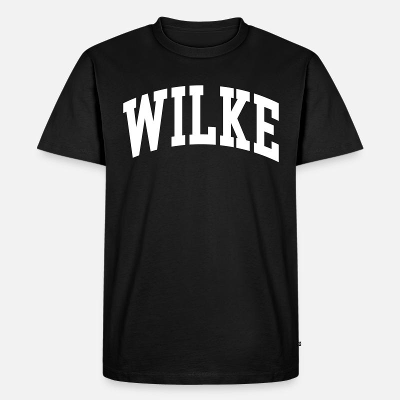 Wilke - Männer Premium Bio T-Shirt - Schwarz