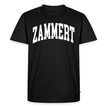 Zammert - T-shirt Premium bio Homme - noir - Devant - Nico (187cm)