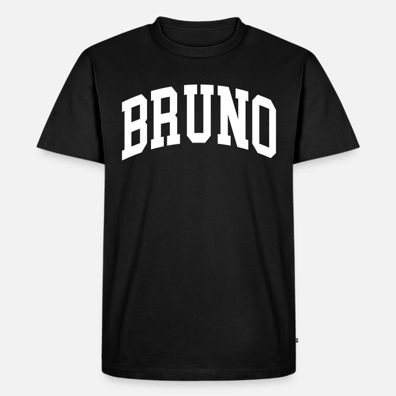 Bruno - Männer Premium Bio T-Shirt - Schwarz