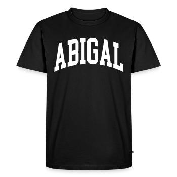 Abigal - T-shirt Premium bio Homme - noir - Devant - Nico (187cm)