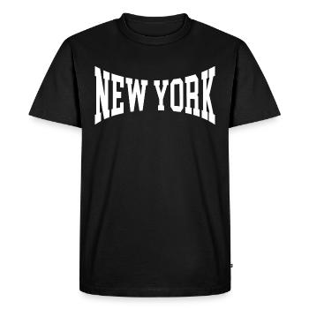 New York - T-shirt Premium bio Homme - noir - Devant - Nico (187cm)