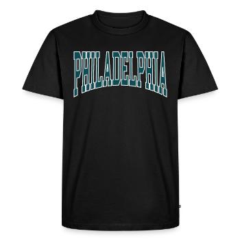 Philadelphie - T-shirt Premium bio Homme - noir - Devant - Nico (187cm)