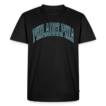 Philadelphie - T-shirt Premium bio Homme - noir - Devant - Nico (187cm)