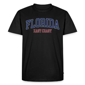 Florida - Men's Premium Organic T-Shirt - black - Front - Nico (187cm)