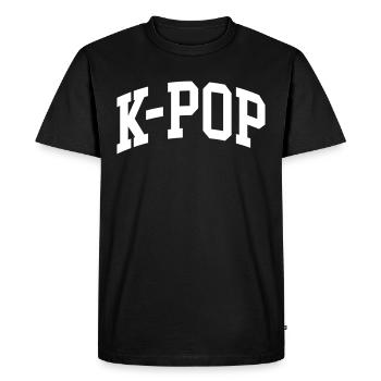 K-Pop - T-shirt Premium bio Homme - noir - Devant - Nico (187cm)