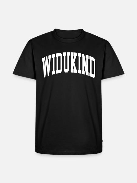Widukind - Männer Premium Bio T-Shirt - Schwarz
