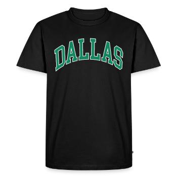 Dallas - T-shirt Premium bio Homme - noir - Devant - Nico (187cm)