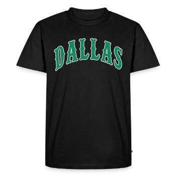 Dallas - T-shirt Premium bio Homme - noir - Devant - Nico (187cm)