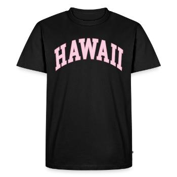 Hawaii - Men's Premium Organic T-Shirt - black - Front - Nico (187cm)