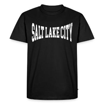 Salt Lake City - T-shirt Premium bio Homme - noir - Devant - Nico (187cm)