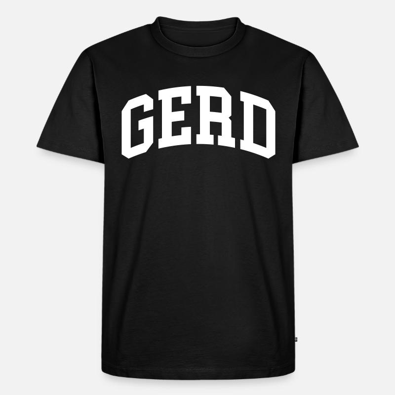 Gerd - Männer Premium Bio T-Shirt - Schwarz