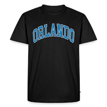 Orlando - T-shirt Premium bio Homme - noir - Devant - Nico (187cm)
