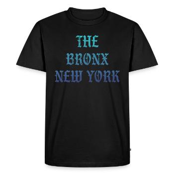 Le Bronx New York - T-shirt Premium bio Homme - noir - Devant - Nico (187cm)