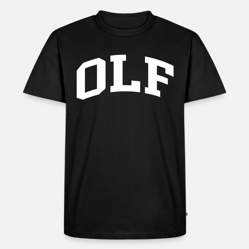Olf - Männer Premium Bio T-Shirt - Schwarz