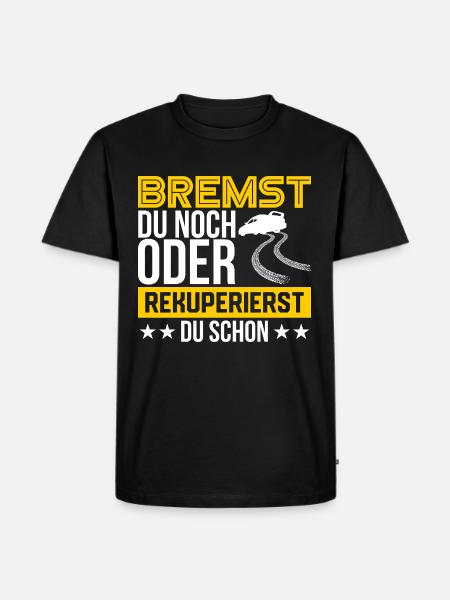 E-Auto Geschenk - Männer Premium Bio T-Shirt - Schwarz