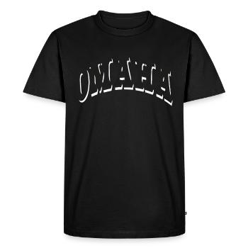Omaha - T-shirt Premium bio Homme - noir - Devant - Nico (187cm)