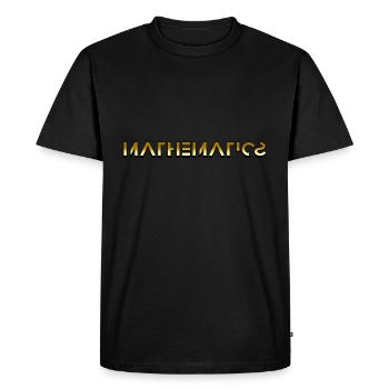 Mathematics - Mathematics - Men's Premium Organic T-Shirt - black - Front - Nico (187cm)