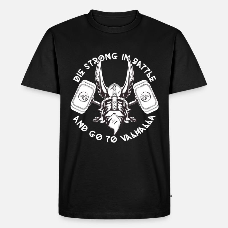 Vikings Thor Walhalla - T-shirt Premium bio Homme - noir