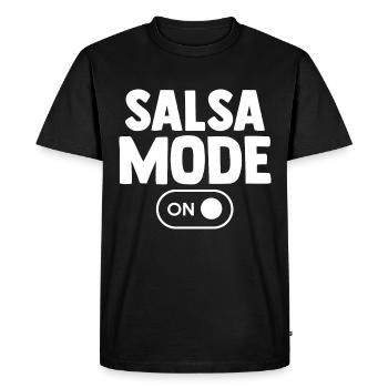 Salsa Dance Dancer - Men's Premium Organic T-Shirt - black - Front - Nico (187cm)