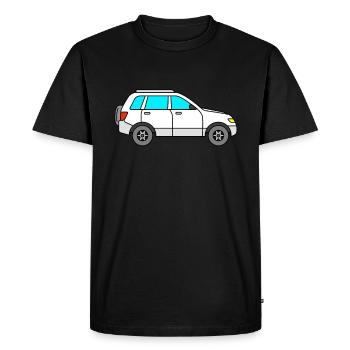 SUV 4X4 - T-shirt Premium bio Homme - noir - Devant - Nico (187cm)