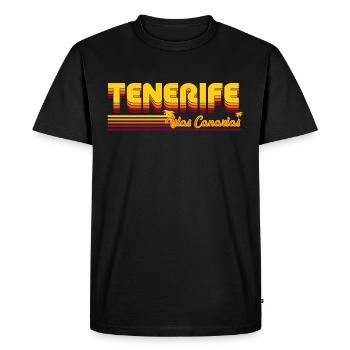 Tenerife dream holiday design for the Canary Islands fan - Men's Premium Organic T-Shirt - black - Front - Nico (187cm)